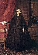 Juan Bautista Martinez del Mazo The Empress Dona Margarita de Austria in Mourning Dress oil painting reproduction
